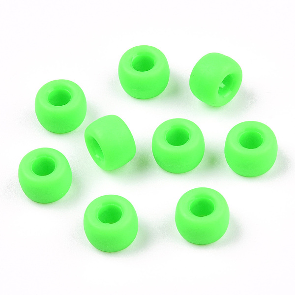 PandaHall Opaque Plastic Beads, Frosted, Barrel, Lime, 9x6mm, Hole: 3.8mm, about 1900pcs/500g Plastic Barrel Green
PandaHall Opaque Plastic Beads, Frosted, Barrel, Lime, 9x6mm, Hole: 3.8mm, about 1900pcs/500g Plastic Barrel Green