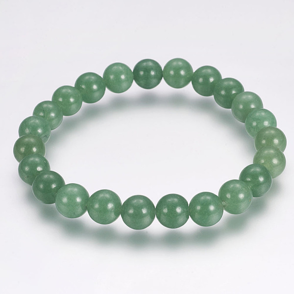 PandaHall Natural Green Aventurine Round Bead Stretch Bracelets, 55mm Green Aventurine
PandaHall Natural Green Aventurine Round Bead Stretch Bracelets, 55mm Green Aventurine