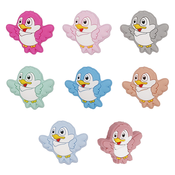 PandaHall GOMAKERER 8Pcs 8 Colors Bird Food Grade Eco-Friendly Silicone Beads, Chewing Beads For Teethers, DIY Nursing Necklaces Making..., Multicolor
PandaHall GOMAKERER 8Pcs 8 Colors Bird Food Grade Eco-Friendly Silicone Beads, Chewing Beads For Teethers, DIY Nursing Necklaces Making..., Multicolor