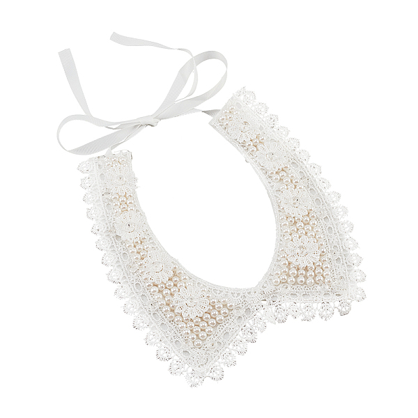 PandaHall Plastic Pearl & Crystal Rhinestone Flower Colllar, Polyester Bowknot False Collar, Neckline Trim Clothes Sewing Applique Edge..., White
PandaHall Plastic Pearl & Crystal Rhinestone Flower Colllar, Polyester Bowknot False Collar, Neckline Trim Clothes Sewing Applique Edge..., White