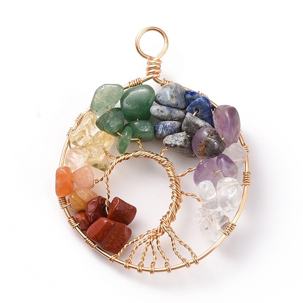 PandaHall Natural Gmestone Copper Wire Big Pendants, Natural Amethyst & Green Aventurine & Citrine & Lapis Lazuli & Red Jasper & Red...
PandaHall Natural Gmestone Copper Wire Big Pendants, Natural Amethyst & Green Aventurine & Citrine & Lapis Lazuli & Red Jasper & Red...