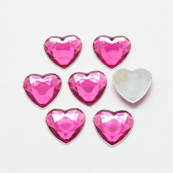 PandaHall Acrylic Rhinestone Flat Back Cabochons, Faceted, Bottom Silver Plated, Heart, Camellia, 25x25x4.5~4.8mm Acrylic Rhinestone Heart..., Pink
PandaHall Acrylic Rhinestone Flat Back Cabochons, Faceted, Bottom Silver Plated, Heart, Camellia, 25x25x4.5~4.8mm Acrylic Rhinestone Heart..., Pink