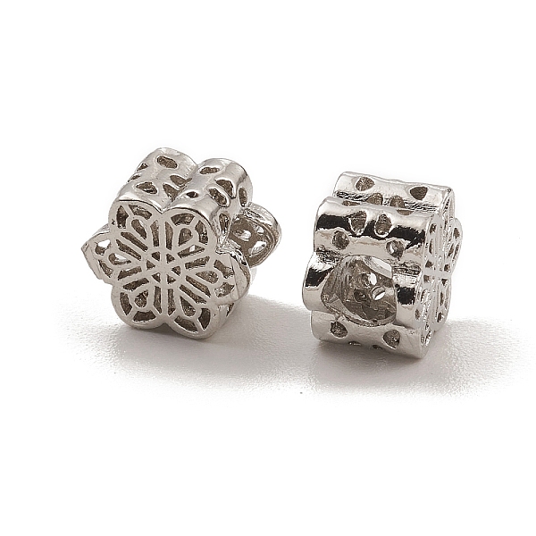 PandaHall Alloy European Beads, Large Hole Beads, Flower, Platinum, 12x10.5x8mm, Hole: 5mm Alloy Flower
PandaHall Alloy European Beads, Large Hole Beads, Flower, Platinum, 12x10.5x8mm, Hole: 5mm Alloy Flower