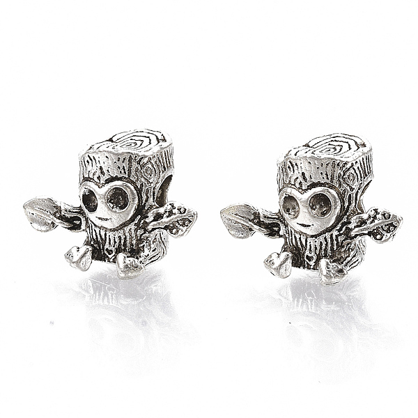 PandaHall Tibetan Style Alloy European Beads, Large Hole Beads, Cadmium Free & Lead Free, Tree Stump, Antique Silver, 11x17x9mm Alloy Tree
PandaHall Tibetan Style Alloy European Beads, Large Hole Beads, Cadmium Free & Lead Free, Tree Stump, Antique Silver, 11x17x9mm Alloy Tree