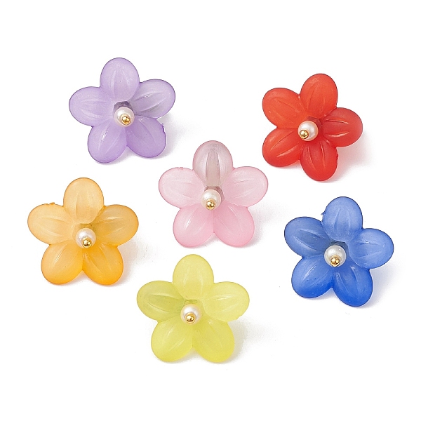 PandaHall Transparent Acrylic Pendants, Flower, Mixed Color, 14x20x19.5mm, Hole: 2.8mm, 6pcs/set Acrylic Flower Multicolor
PandaHall Transparent Acrylic Pendants, Flower, Mixed Color, 14x20x19.5mm, Hole: 2.8mm, 6pcs/set Acrylic Flower Multicolor