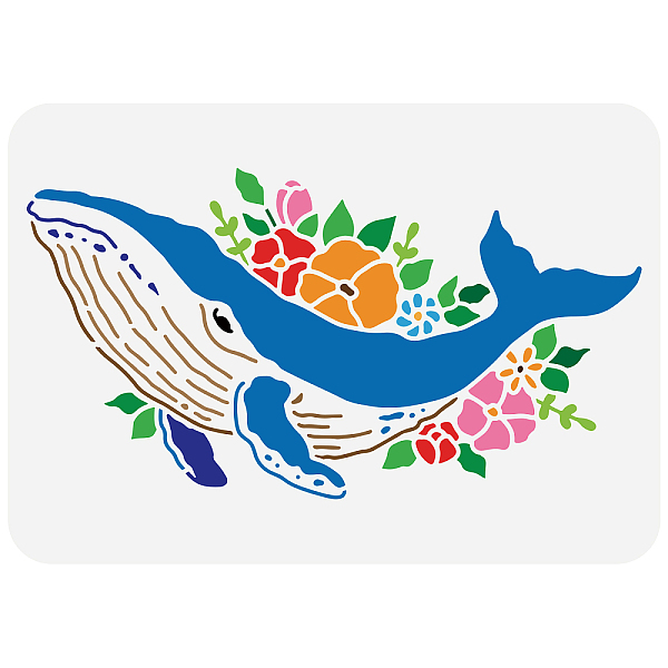 PandaHall FINGERINSPIRE Whale Stencil 8.3x11.7inch Reusable Blue Whale Drawing Template DIY Art Summer Marine Life Big Whale Stencil for...
PandaHall FINGERINSPIRE Whale Stencil 8.3x11.7inch Reusable Blue Whale Drawing Template DIY Art Summer Marine Life Big Whale Stencil for...