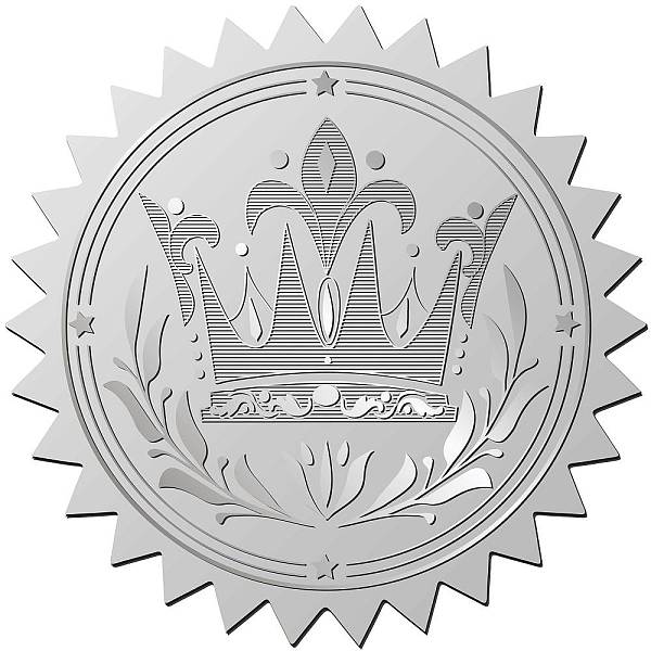 PandaHall 34 Sheets Custom Silver Foil Embossed PET Picture Sticker, Award Certificate Seals, Metallic Stamp Seal Stickers, Crown, 211x165mm...
PandaHall 34 Sheets Custom Silver Foil Embossed PET Picture Sticker, Award Certificate Seals, Metallic Stamp Seal Stickers, Crown, 211x165mm...
