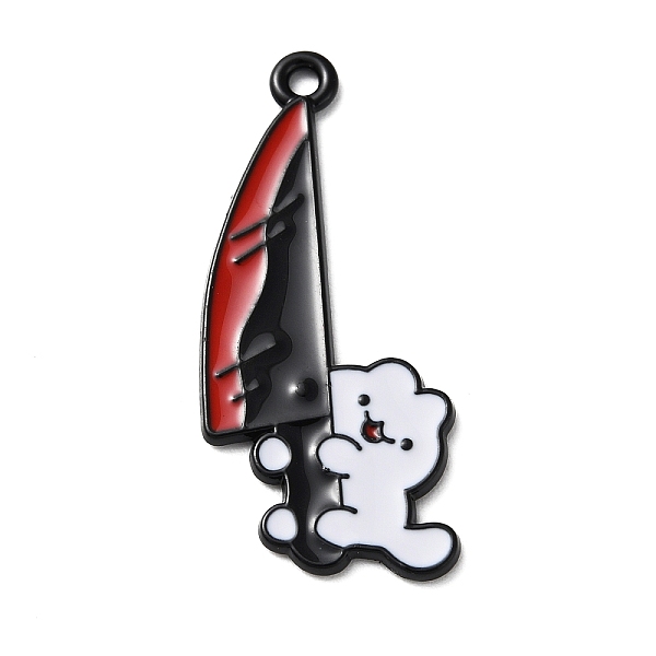 PandaHall Alloy Enamel Pendants, Black, Knife with Cat Charm, 36x17x1.3mm, Hole: 1.8mm Alloy+Enamel Cat Shape Black
PandaHall Alloy Enamel Pendants, Black, Knife with Cat Charm, 36x17x1.3mm, Hole: 1.8mm Alloy+Enamel Cat Shape Black