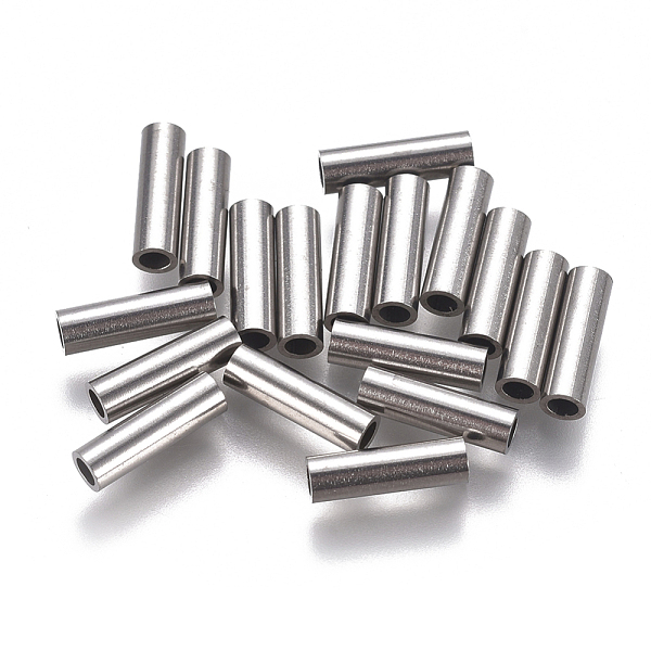 PandaHall 304 Stainless Steel Tube Beads, Stainless Steel Color, 10x3mm, Hole: 2mm 304 Stainless Steel Tube
PandaHall 304 Stainless Steel Tube Beads, Stainless Steel Color, 10x3mm, Hole: 2mm 304 Stainless Steel Tube