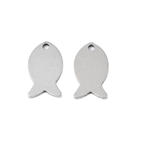 PandaHall 304 Stainless Steel Pendants, Fish, Stainless Steel Color, 16x9x1mm, Hole: 1.6mm 304 Stainless Steel Fish
PandaHall 304 Stainless Steel Pendants, Fish, Stainless Steel Color, 16x9x1mm, Hole: 1.6mm 304 Stainless Steel Fish