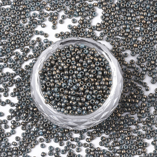 PandaHall TOHO Round Seed Beads, 11/0, Japanese Seed Beads, (1703) Gilded Marble Turquoise, 11/0, 2x1.5mm, Hole: 0.5mm, about 20000pcs/bag..., Cyan
PandaHall TOHO Round Seed Beads, 11/0, Japanese Seed Beads, (1703) Gilded Marble Turquoise, 11/0, 2x1.5mm, Hole: 0.5mm, about 20000pcs/bag..., Cyan