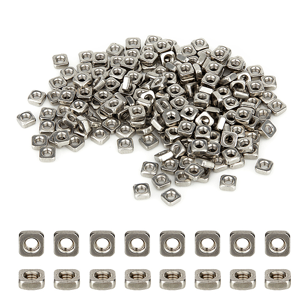 PandaHall SUPERFINDINGS About 220Pcs Stainless Steel M3 Square Nuts Square Thin Nuts 5.4mm Insert Nut for Lock Washers,Hole: 2.5mm Stainless...
PandaHall SUPERFINDINGS About 220Pcs Stainless Steel M3 Square Nuts Square Thin Nuts 5.4mm Insert Nut for Lock Washers,Hole: 2.5mm Stainless...