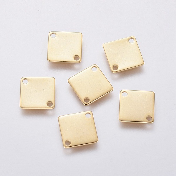 PandaHall 201 Stainless Steel Links connectors, Rhombus, Golden, 12.5x12.5x0.7mm, Hole: 1.4mm, Side Length: 9.5mm 201 Stainless Steel...
PandaHall 201 Stainless Steel Links connectors, Rhombus, Golden, 12.5x12.5x0.7mm, Hole: 1.4mm, Side Length: 9.5mm 201 Stainless Steel...