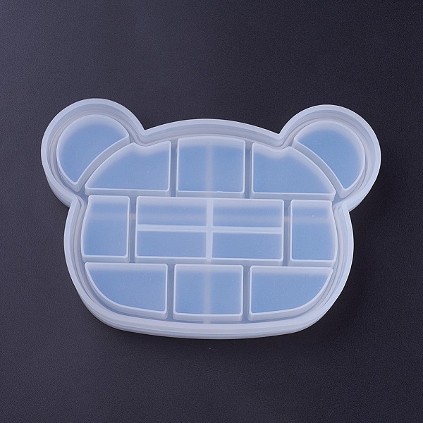 PandaHall Silicone Storage Box Molds, Resin Casting Molds, For UV Resin, Epoxy Resin Jewelry Making, Bear, White, 105x162x10.5mm...
PandaHall Silicone Storage Box Molds, Resin Casting Molds, For UV Resin, Epoxy Resin Jewelry Making, Bear, White, 105x162x10.5mm...
