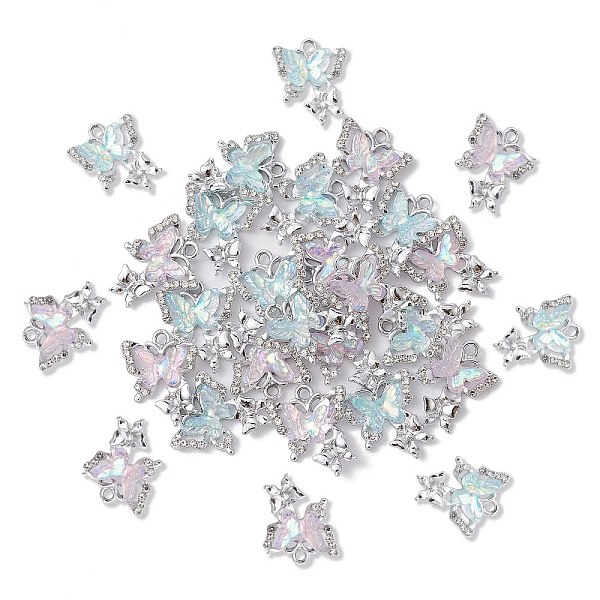 PandaHall 20Pcs 2 Colors Alloy Pendants with AB Color Resin, Butterfly Charms, Platinum, Mixed Color, 20x16.5x5mm, Hole: 1.8mm, 10pcs/color..., Multicolor
PandaHall 20Pcs 2 Colors Alloy Pendants with AB Color Resin, Butterfly Charms, Platinum, Mixed Color, 20x16.5x5mm, Hole: 1.8mm, 10pcs/color..., Multicolor