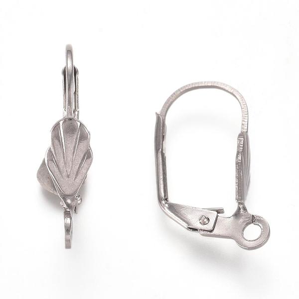 PandaHall Stainless Steel Leverback Earring Findings, with Loop, 18.5x10mm, Pin: 0.7mm, Hole: 2mm Stainless Steel
PandaHall Stainless Steel Leverback Earring Findings, with Loop, 18.5x10mm, Pin: 0.7mm, Hole: 2mm Stainless Steel