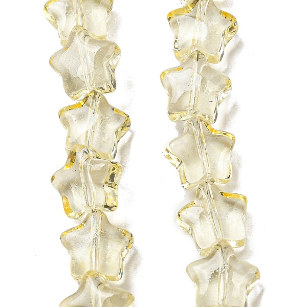 PandaHall Baking Paint Transparent Glass Beads Strands, Star, Champagne Yellow, 8x8x4mm, Hole: 0.8mm, about 101~102pcs/strand, 29.13~29.53...
PandaHall Baking Paint Transparent Glass Beads Strands, Star, Champagne Yellow, 8x8x4mm, Hole: 0.8mm, about 101~102pcs/strand, 29.13~29.53...