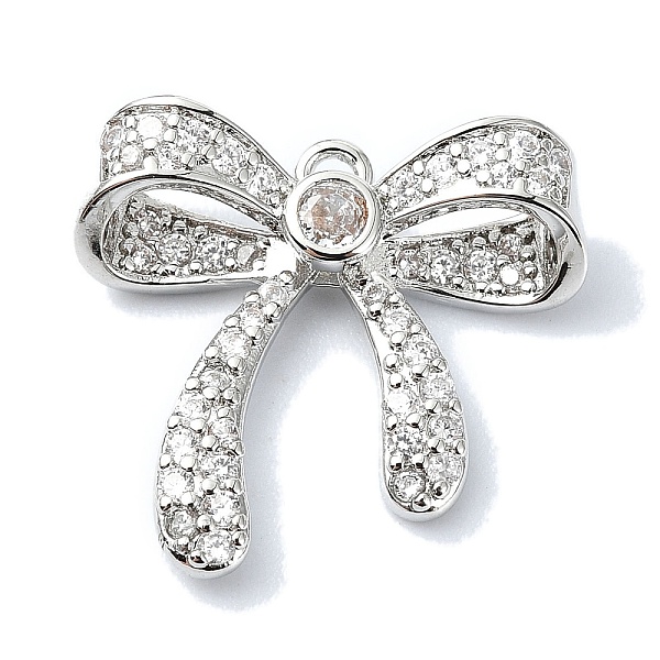 PandaHall Rack Plating Brass Pave Cubic Zirconia Pendants, Bowknot, Long-Lasting Plated, Lead Free & Cadmium Free, Platinum, 16.5x18x5mm..., Clear
PandaHall Rack Plating Brass Pave Cubic Zirconia Pendants, Bowknot, Long-Lasting Plated, Lead Free & Cadmium Free, Platinum, 16.5x18x5mm..., Clear