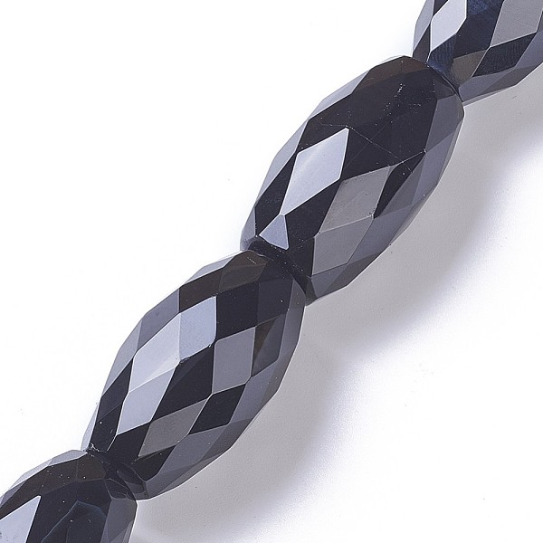 PandaHall Natural Black Agate Beads Strands, Faceted, Oval, 45~47x25~27mm, Hole: 2mm, about 4pcs/strand, 7.08 inch(18cm) Natural Agate Oval...
PandaHall Natural Black Agate Beads Strands, Faceted, Oval, 45~47x25~27mm, Hole: 2mm, about 4pcs/strand, 7.08 inch(18cm) Natural Agate Oval...