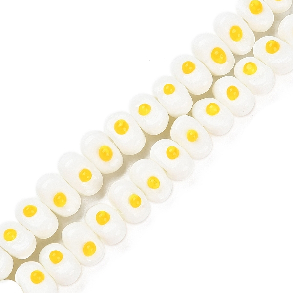 PandaHall Handmade Lampwork Beads Strands, with Enamel, Oval, White, 13.5~14x8.5~9x10~11mm, Hole: 1.5mm, about 40pcs/strand, 13.66 inch...
PandaHall Handmade Lampwork Beads Strands, with Enamel, Oval, White, 13.5~14x8.5~9x10~11mm, Hole: 1.5mm, about 40pcs/strand, 13.66 inch...