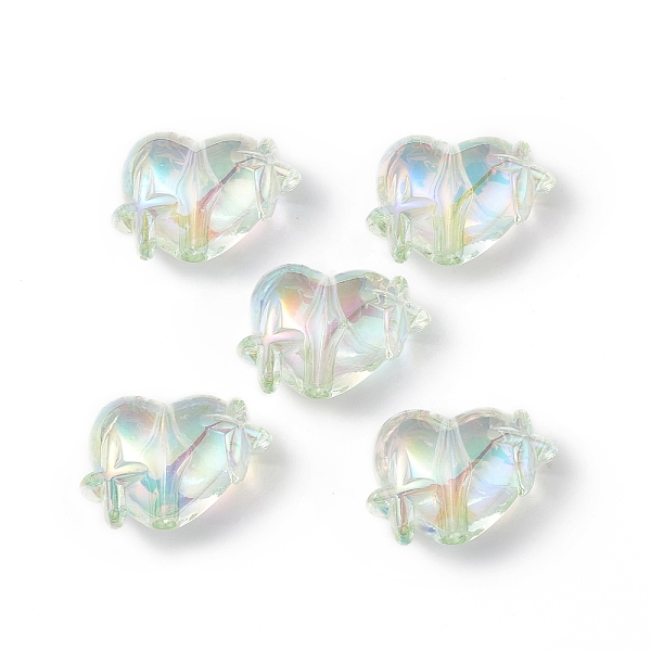 PandaHall Transparent Acrylic Beads, AB Color Plated, Heart with Star, Honeydew, 14.5x19.5x10mm, Hole: 2mm Acrylic Heart Green
PandaHall Transparent Acrylic Beads, AB Color Plated, Heart with Star, Honeydew, 14.5x19.5x10mm, Hole: 2mm Acrylic Heart Green