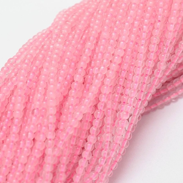 PandaHall Natural Rose Quartz Beads Strands, Round, 2mm, Hole: 0.5mm, about 190pcs/strand Rose Quartz Round
PandaHall Natural Rose Quartz Beads Strands, Round, 2mm, Hole: 0.5mm, about 190pcs/strand Rose Quartz Round