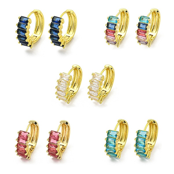 PandaHall Brass Micro Pave Cubic Zirconia Hoop Earring, Real 18K Gold Plated, Mixed Color, 17x6.5mm Brass Ring Multicolor
PandaHall Brass Micro Pave Cubic Zirconia Hoop Earring, Real 18K Gold Plated, Mixed Color, 17x6.5mm Brass Ring Multicolor