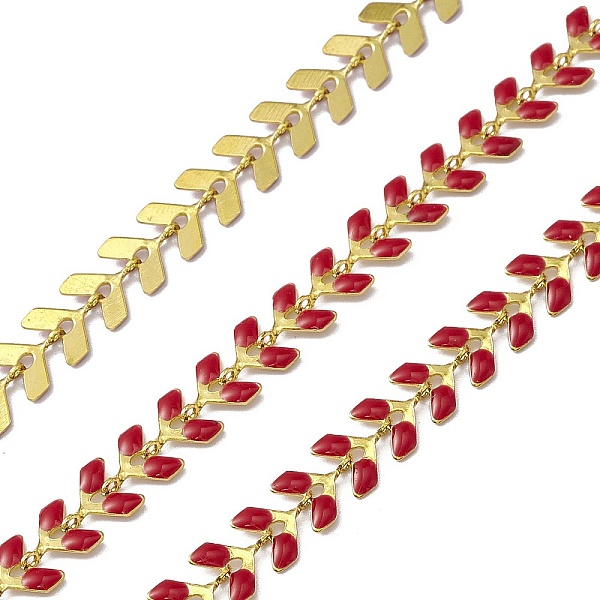 PandaHall Vacuum Plating 304 Stainless Steel Cobs Chains, with Enamel, Soldered, with Spool, Golden, Red, 7x6x1mm Stainless Steel+Enamel Red
PandaHall Vacuum Plating 304 Stainless Steel Cobs Chains, with Enamel, Soldered, with Spool, Golden, Red, 7x6x1mm Stainless Steel+Enamel Red