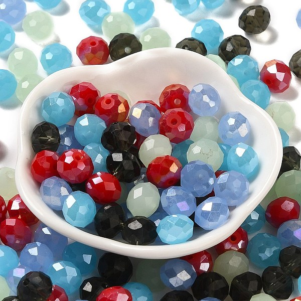 PandaHall Glass Beads, Faceted, Rondelle, Light Steel Blue, 10x8mm, Hole: 1mm, about 560pcs/500g Glass Rondelle
PandaHall Glass Beads, Faceted, Rondelle, Light Steel Blue, 10x8mm, Hole: 1mm, about 560pcs/500g Glass Rondelle