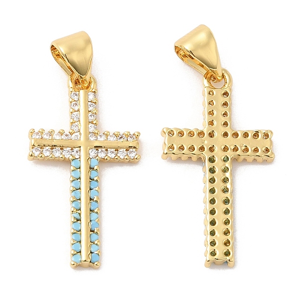 PandaHall Brass Micro Pave Cubic Zirconia Pendants, Cross, Real 16K Gold Plated, 22x12x2mm, Hole: 5x3.5mm Brass+Cubic Zirconia Cross Clear
PandaHall Brass Micro Pave Cubic Zirconia Pendants, Cross, Real 16K Gold Plated, 22x12x2mm, Hole: 5x3.5mm Brass+Cubic Zirconia Cross Clear