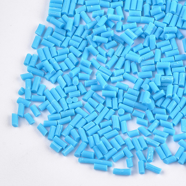 PandaHall Handmade Polymer Clay Sprinkle Beads, Fake Food Craft, No Hole, Column, Deep Sky Blue,2~6x1.5mm Polymer Clay Column
PandaHall Handmade Polymer Clay Sprinkle Beads, Fake Food Craft, No Hole, Column, Deep Sky Blue,2~6x1.5mm Polymer Clay Column