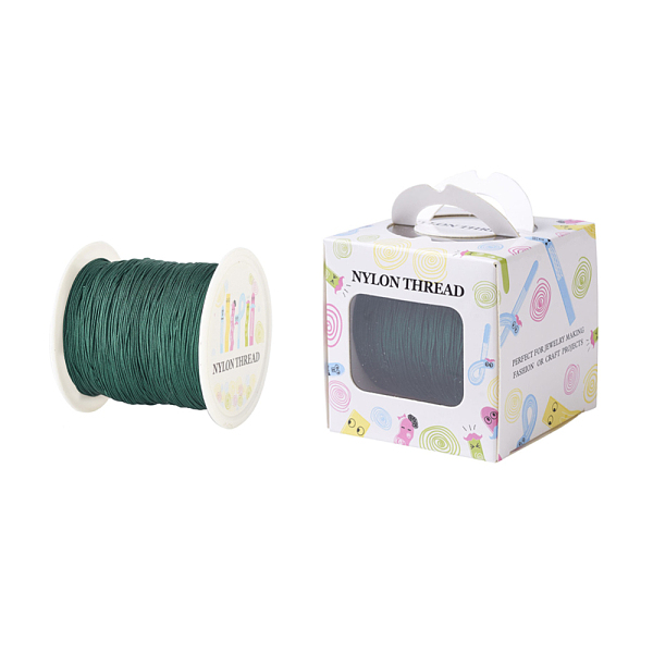 PandaHall Nylon Thread, Dark Green, 0.5mm, about 147.64yards/roll(135m/roll) Nylon Green
PandaHall Nylon Thread, Dark Green, 0.5mm, about 147.64yards/roll(135m/roll) Nylon Green