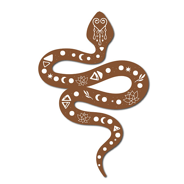 PandaHall Creative Natural Wooden Wall Hanging Decoration, Wall Art Ornament, with Hook Hanger, Snake Pattern, 200x300x6mm Wood Snake Brown
PandaHall Creative Natural Wooden Wall Hanging Decoration, Wall Art Ornament, with Hook Hanger, Snake Pattern, 200x300x6mm Wood Snake Brown