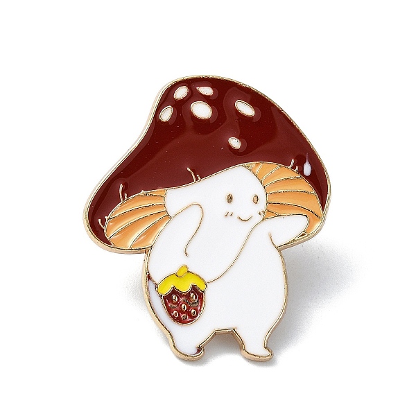 PandaHall Animal Enamel Pins, Alloy Brooches for Backpack Clothes, Cadmium Free & Lead Free, Mushroom, Golden, 30x25.5x1.5mm Alloy+Enamel..., Red
PandaHall Animal Enamel Pins, Alloy Brooches for Backpack Clothes, Cadmium Free & Lead Free, Mushroom, Golden, 30x25.5x1.5mm Alloy+Enamel..., Red