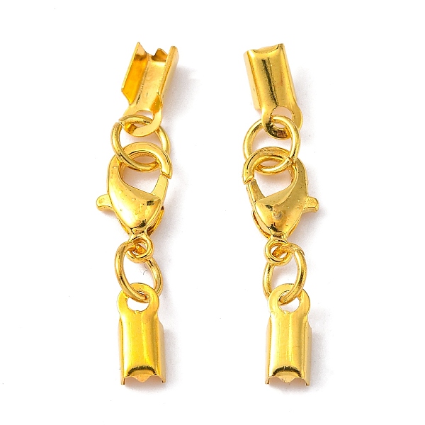 PandaHall Rack Plating Alloy Lobster Claw Clasps with Clip Ends, Chain Extender, Nice for Jewelry Making, Golden, 33x4~5mm Alloy
PandaHall Rack Plating Alloy Lobster Claw Clasps with Clip Ends, Chain Extender, Nice for Jewelry Making, Golden, 33x4~5mm Alloy