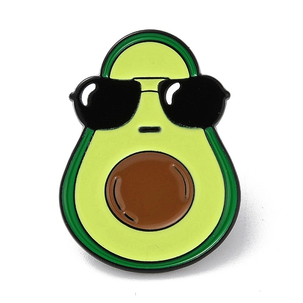 PandaHall Black Zinc Alloy Brooches, Enamel Pins, for Backpack Cloth, Avocado, Glasses, 30x22x1.5mm Alloy Glasses
PandaHall Black Zinc Alloy Brooches, Enamel Pins, for Backpack Cloth, Avocado, Glasses, 30x22x1.5mm Alloy Glasses