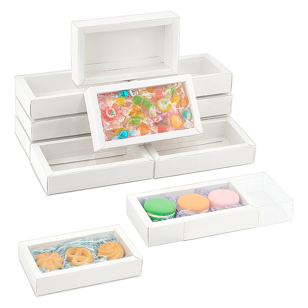 PandaHall 12 Pcs Rectangle Drawer Kraft Boxes, 6.3x3.54x1.26 Inch Gift Packaging Case Foldable Paper Drawer Boxes with Clear Plastic Cover..., White
PandaHall 12 Pcs Rectangle Drawer Kraft Boxes, 6.3x3.54x1.26 Inch Gift Packaging Case Foldable Paper Drawer Boxes with Clear Plastic Cover..., White