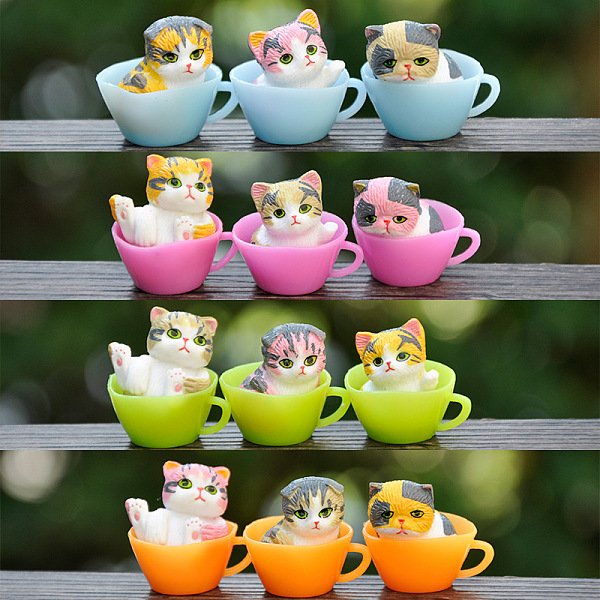 PandaHall Cat Plush Doll Model, Creative Tea Cup t DIY Micro Landscape Car Decoration Ornament, Mixed Color, 25~28mm, 12Pcs/set Plastic Cat..., Multicolor
PandaHall Cat Plush Doll Model, Creative Tea Cup t DIY Micro Landscape Car Decoration Ornament, Mixed Color, 25~28mm, 12Pcs/set Plastic Cat..., Multicolor