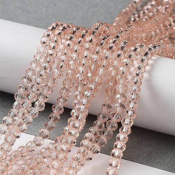 PandaHall Glass Beads Strands, Faceted, Rondelle, Salmon, 3.5x3mm, Hole: 0.4mm, about 113~115pcs/strand, 32~33cm Glass Rondelle Red
PandaHall Glass Beads Strands, Faceted, Rondelle, Salmon, 3.5x3mm, Hole: 0.4mm, about 113~115pcs/strand, 32~33cm Glass Rondelle Red