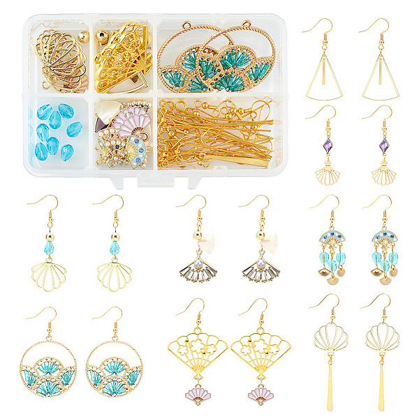 PandaHall SUNNYCLUE DIY Fan Themed Earring Making Kits, Including Mixed Metal Pendants, White Shell & Glass Beads, Iron Eye Pin & Jump Rings...
PandaHall SUNNYCLUE DIY Fan Themed Earring Making Kits, Including Mixed Metal Pendants, White Shell & Glass Beads, Iron Eye Pin & Jump Rings...