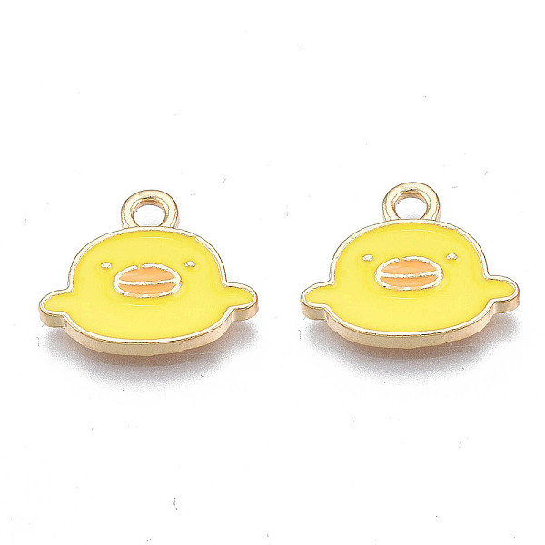 PandaHall Alloy Enamel Charms, Cadmium Free & Nickel Free & Lead Free, Light Gold, Duck, Yellow, 12x14.5x1.5mm, Hole: 2mm Alloy+Enamel Duck...
PandaHall Alloy Enamel Charms, Cadmium Free & Nickel Free & Lead Free, Light Gold, Duck, Yellow, 12x14.5x1.5mm, Hole: 2mm Alloy+Enamel Duck...
