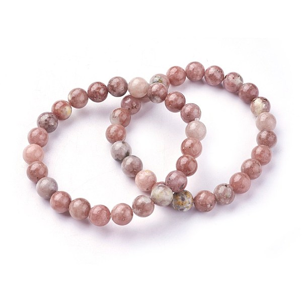 PandaHall Natural Plum Blossom Jade Beads Stretch Bracelets, Round, 2 inch~2-1/8 inch(5.2~5.5cm), Beads: 8~9mm Jade
PandaHall Natural Plum Blossom Jade Beads Stretch Bracelets, Round, 2 inch~2-1/8 inch(5.2~5.5cm), Beads: 8~9mm Jade