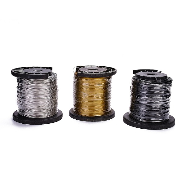 PandaHall (Defective Closeout Sale),Steel Wire,with Defective Spool,Random Single Color or Random Mixed Color,0.3~1mm, 1000g/roll Steel..., Multicolor
PandaHall (Defective Closeout Sale),Steel Wire,with Defective Spool,Random Single Color or Random Mixed Color,0.3~1mm, 1000g/roll Steel..., Multicolor