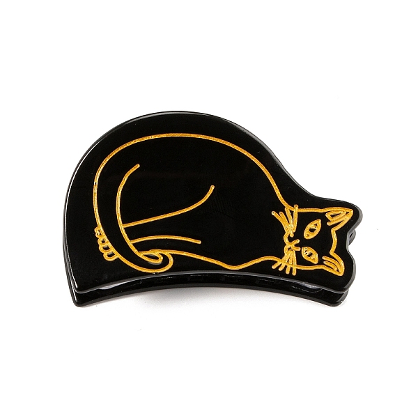 PandaHall Cat Shape Acrylic Large Claw Hair Clips, for Girls Women Thick Hair, Black, 64x32mm Acrylic Cat Shape Black
PandaHall Cat Shape Acrylic Large Claw Hair Clips, for Girls Women Thick Hair, Black, 64x32mm Acrylic Cat Shape Black