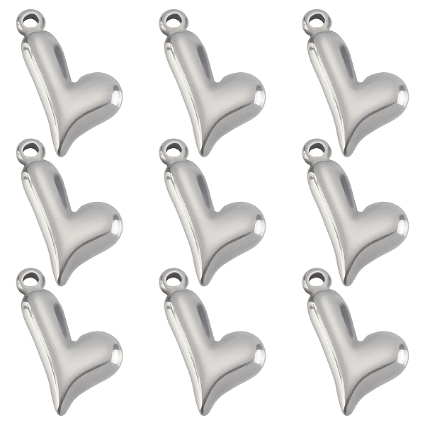 PandaHall Unicraftale 10Pcs 304 Stainless Steel Pendants, Heart, Stainless Steel Color, 18x16x4mm, Hole: 1.2mm 304 Stainless Steel Heart
PandaHall Unicraftale 10Pcs 304 Stainless Steel Pendants, Heart, Stainless Steel Color, 18x16x4mm, Hole: 1.2mm 304 Stainless Steel Heart