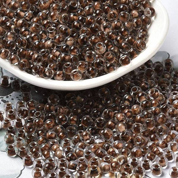 PandaHall Transparent Glass Round Seed Beads, Inside Colours, Round, Coconut Brown, 6/0, 4x3mm, Hole: 1.2mm, about 7258pcs/pound Glass
PandaHall Transparent Glass Round Seed Beads, Inside Colours, Round, Coconut Brown, 6/0, 4x3mm, Hole: 1.2mm, about 7258pcs/pound Glass