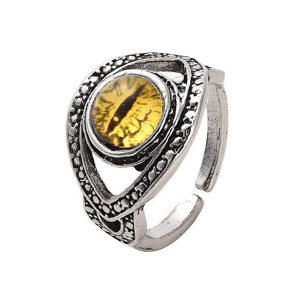 PandaHall Alloy Open Cuff Rings, Eye Shape For Men, Yellow, US Size 8(18.1mm) Alloy Yellow
PandaHall Alloy Open Cuff Rings, Eye Shape For Men, Yellow, US Size 8(18.1mm) Alloy Yellow