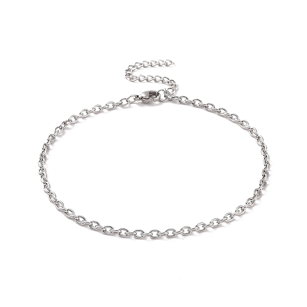 PandaHall 304 Stainless Steel Cable Chain Bracelet for Men Women, Stainless Steel Color, 9-1/2 inch(24cm), Link: 4x3x0.8mm 304 Stainless...
PandaHall 304 Stainless Steel Cable Chain Bracelet for Men Women, Stainless Steel Color, 9-1/2 inch(24cm), Link: 4x3x0.8mm 304 Stainless...