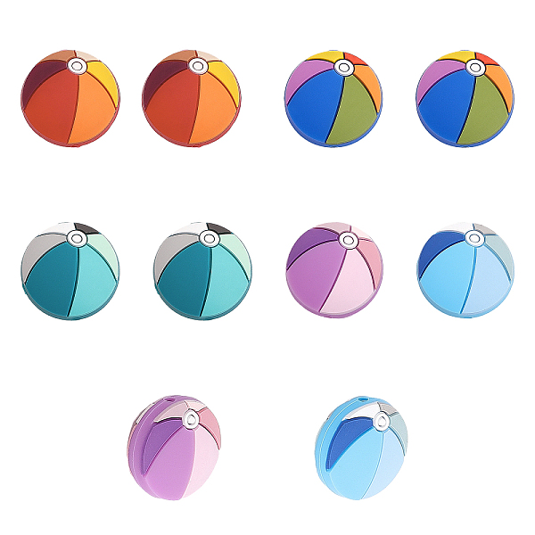 PandaHall CHGCRAFT 10Pcs 5 Colors Food Grade Eco-Friendly Silicone Beads, Chewing Beads For Teethers, DIY Nursing Necklaces Making, Ball..., Multicolor
PandaHall CHGCRAFT 10Pcs 5 Colors Food Grade Eco-Friendly Silicone Beads, Chewing Beads For Teethers, DIY Nursing Necklaces Making, Ball..., Multicolor