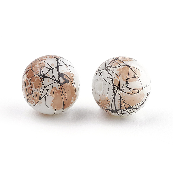 PandaHall Drawbench & Baking Painted Glass Beads Strands, Round, Camel, 10mm, Hole: 1mm, about 80pcs/strand, 31.4 inch Glass Round Brown
PandaHall Drawbench & Baking Painted Glass Beads Strands, Round, Camel, 10mm, Hole: 1mm, about 80pcs/strand, 31.4 inch Glass Round Brown